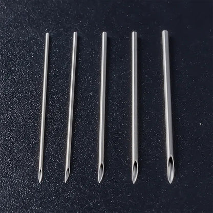 5-25pcs Disposable Sterile Body Piercing Needles Medical Tattoo Needle for Navel Nipple Lip Navel Ring Kit Surgical Steel Tool