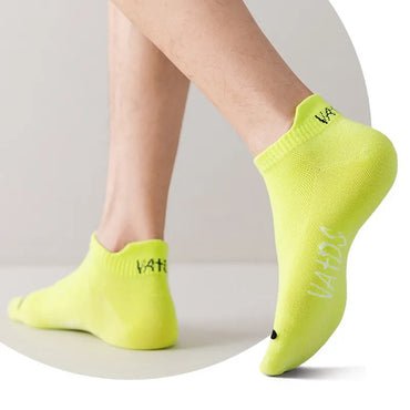 Bright Color Ankle No Show Socks Cotton Men Breathable Street Fashion Sport Deodorant,Invisible Travel Bike Running Socks Brand