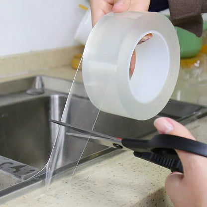 Home Kitchen Sink Gap Waterproof Mold Strong Self-adhesive Transparent Tape Bathroom Gap Self-adhesive Water Seal Tool