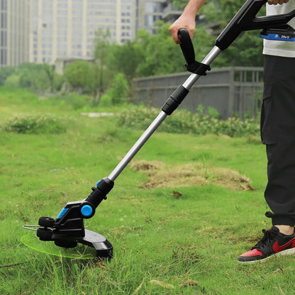 Tondeuse à gazon électrique sans fil 20V, batterie Li-ion, 12 pouces, coupe-fil à dégagement automatique, outils de jardinage