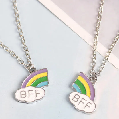 Mode meilleurs amis miel amour Couple pendentif collier 2 pièces/ensemble chaîne starter coeur brisé BFF bonne amitié bijoux cadeau