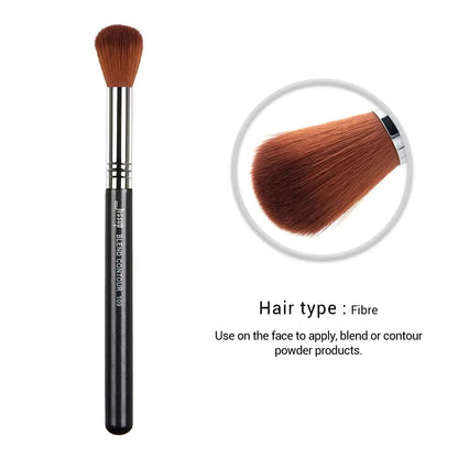 Jessup Contour Brush Makeup Blending Högkvalitativt mjukt fiberkosmetiskt verktyg