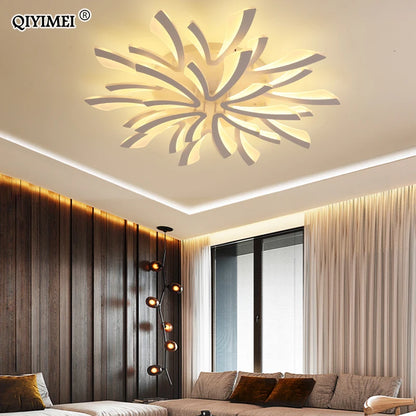 Acrylic Modern Led Ceiling Lights For Living Room Bedroom Dining Home Indoor Lamp Lighting Fixtures AC85-260V Luminaria Lampada