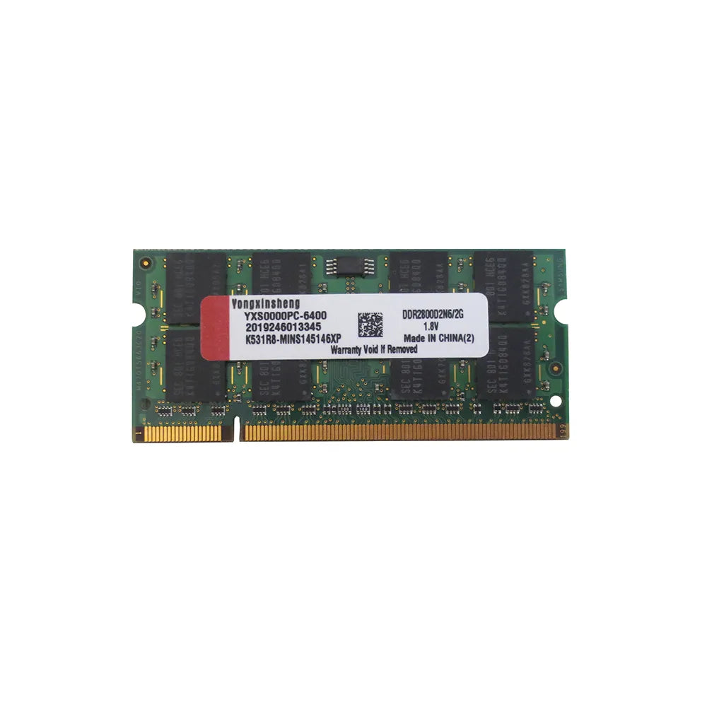 RAM 1GB 2GB 4GB 8GB DDR2 667MHZ 800MHZ PC2 5300S 6400S DDR3 1333MHZ 1600MHZ PC3 10600S 12800S SO-DIMM Bärbar minneslot