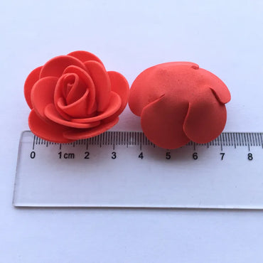 50/100/200/500Pcs 3cm Foam Rose for Bear Artificial Flowers Diy Gifts Box Wedding Decorative Christmas Home Decor 20 Color