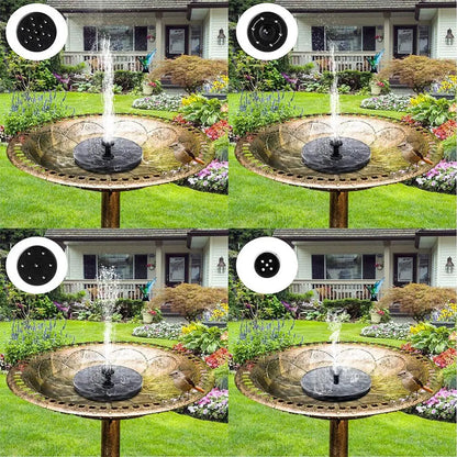 Solar Floating Water Fountain Bird Bath Fountain Pump Pond Decoration Solar Powered fountain Water Pump for Garden and Patio