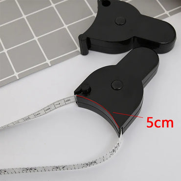 Self-tightening Body Measuring Tape Ruler 150cm/60 Inch Sewing Tailor Dressmaking Measure Ruler Meter Film for Waist Chest Legs