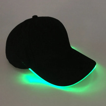 Justerbar ny design LED Light Up baseballkepsar Glödande justerbara hattar perfekta för hip-hop löpning och mer