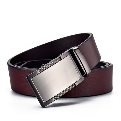 Men's Two-Layer Leather Belt - Premium Construction