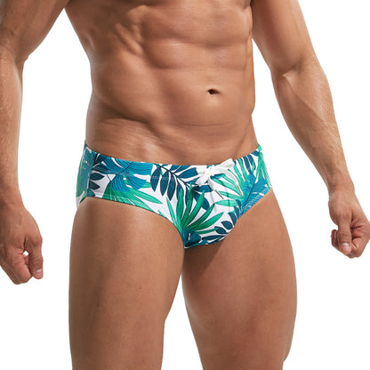 Men's Fashionable And Sexy Front Padded Swimming Trunks
