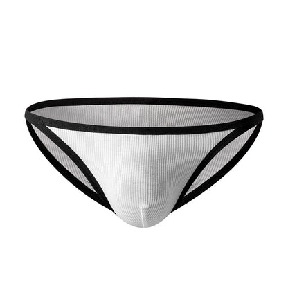 Men's Narrow Edge Sexy Low Waist Small Briefs Single Layer Thin