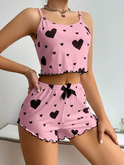 Sommarklänning med strumpeband och elastiska shorts för kvinnor