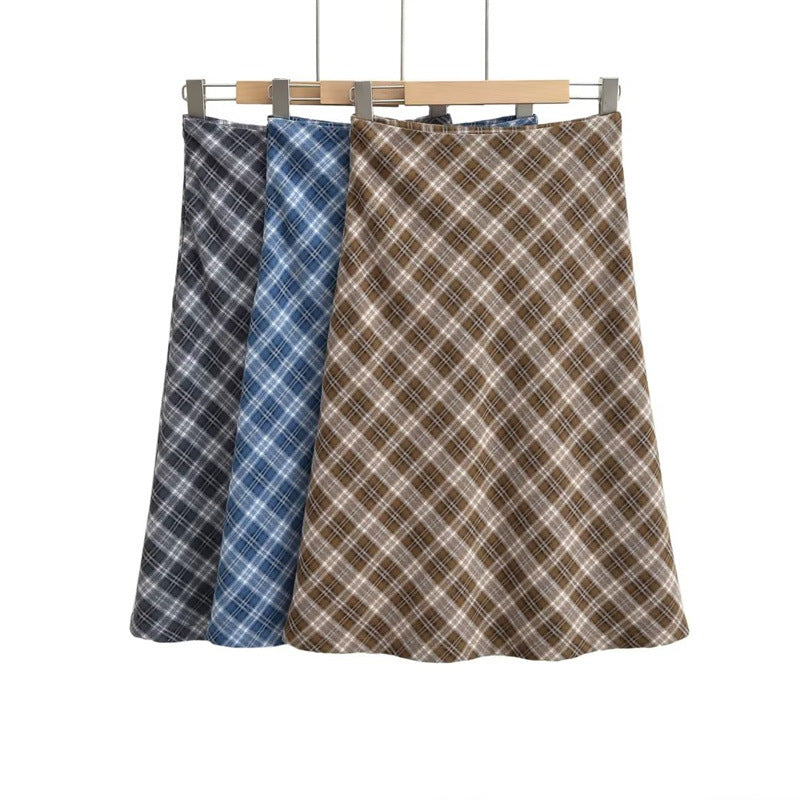 Professional Irregular Ruffled A-Line Skirt - Polyester with Safety Pants (2 Colors, XS-4XL, Simple Style)