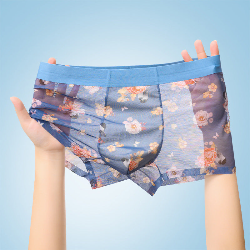 Lightweight Printed Underwear Men's Comfortable And Breathable