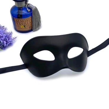 Masque de fête demi-visage pour mascarade d'Halloween