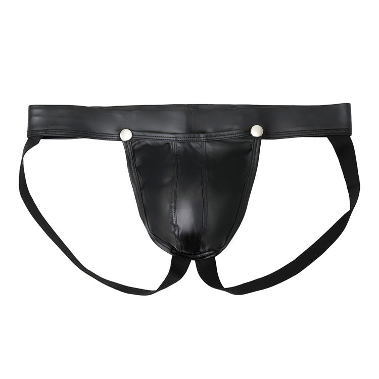 Men's Thong Underwear Patent Leather