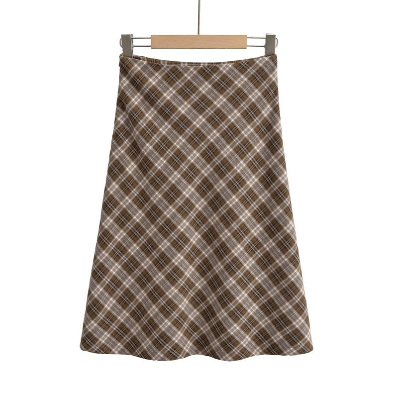 Professional Irregular Ruffled A-Line Skirt - Polyester with Safety Pants (2 Colors, XS-4XL, Simple Style)