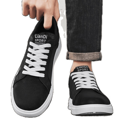 Men's Shoes Low-top Casual Leather Sneakers