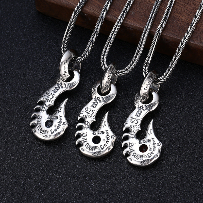 S925 Sterling Silver Necklace Pendant Men