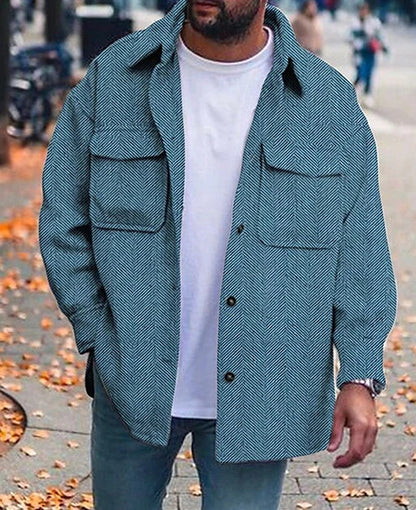 Manteau hommes col Polo haut hommes mode vêtements de travail