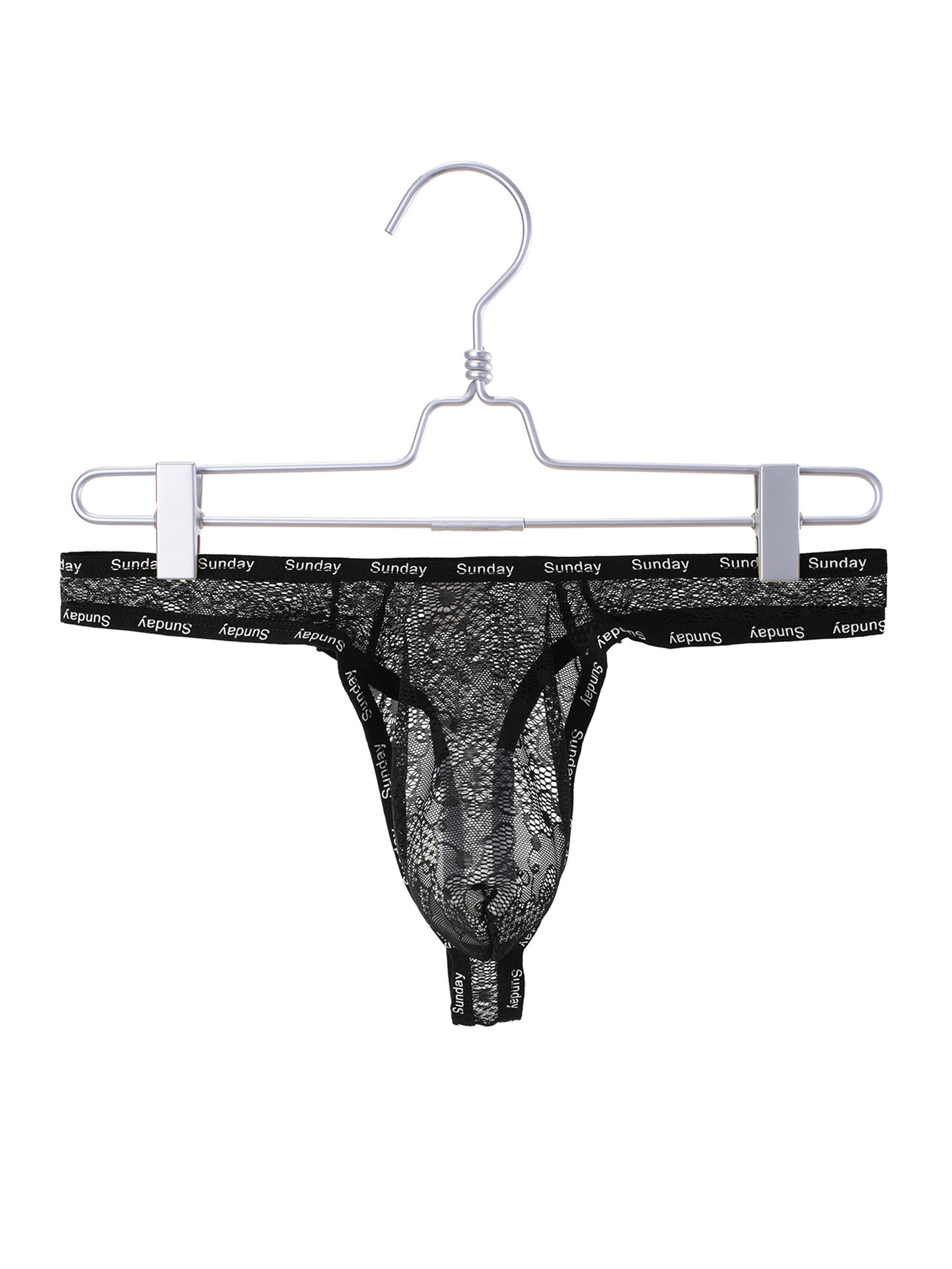 Sexy Lace Underwear Men's Low Waist High Elastic See-through