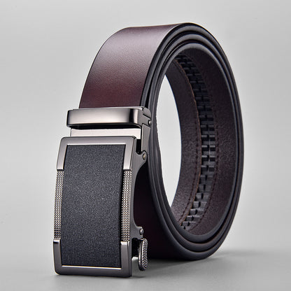 Men's Two-Layer Leather Belt - Premium Construction