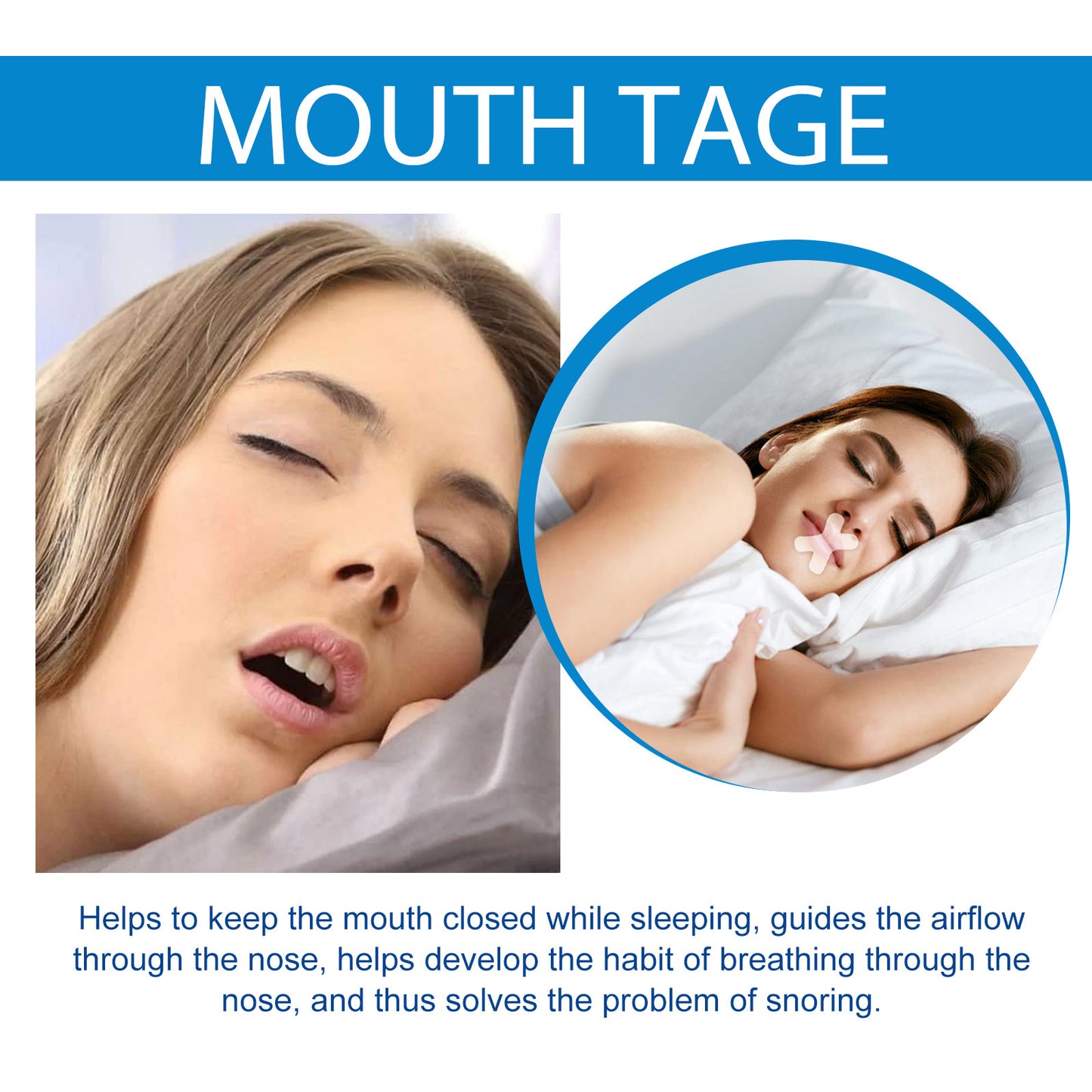 Snoring Soothing Oral Tape Anti-snoring Nasal Care Tape