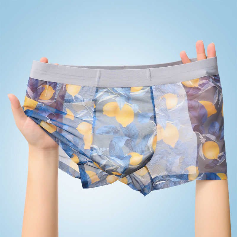 Lightweight Printed Underwear Men's Comfortable And Breathable