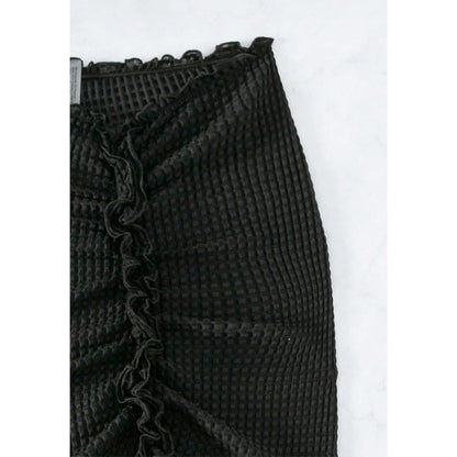 Professional Pure Color Tight Hip Zipper Suit Skirt - Polyester Mid-Length (6 Colors, S-XXL, Japanese Korean Style)