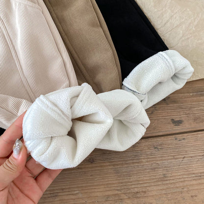 Pantalon rembourré en molleton de velours côtelé pour enfants