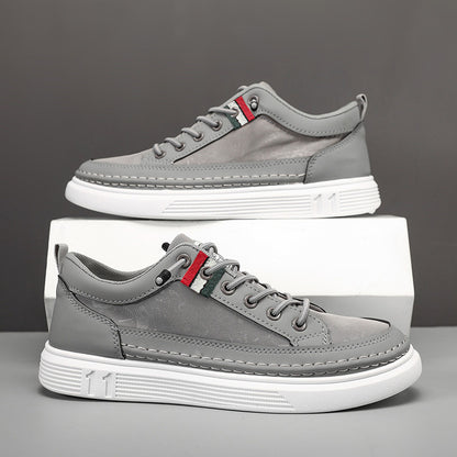 Casual Men's Sneakers High-end Versatile Canvas Sneakers Bandage Dress