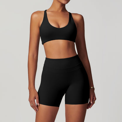 Brushed Tight Back Yoga Bra For Women Workout Exercise Underwear