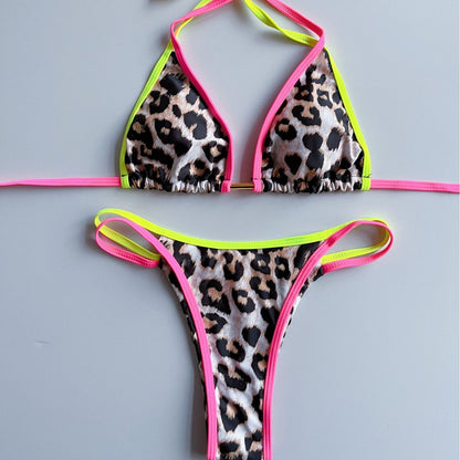Bikini Women's European And American Sexy Backless Split Halter