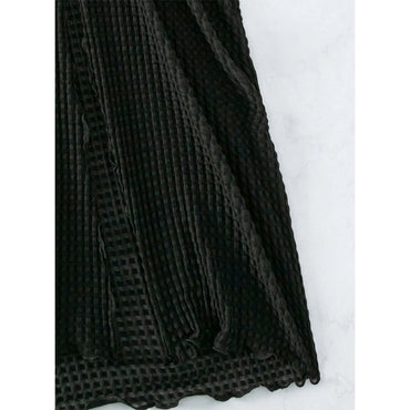 Professional Pure Color Tight Hip Zipper Suit Skirt - Polyester Mid-Length (6 Colors, S-XXL, Japanese Korean Style)