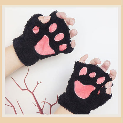 Women's Gloves Winter Student Autumn And Winter Warm With Velvet