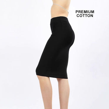 Fashion High Waist Over Knee Pencil Skirt