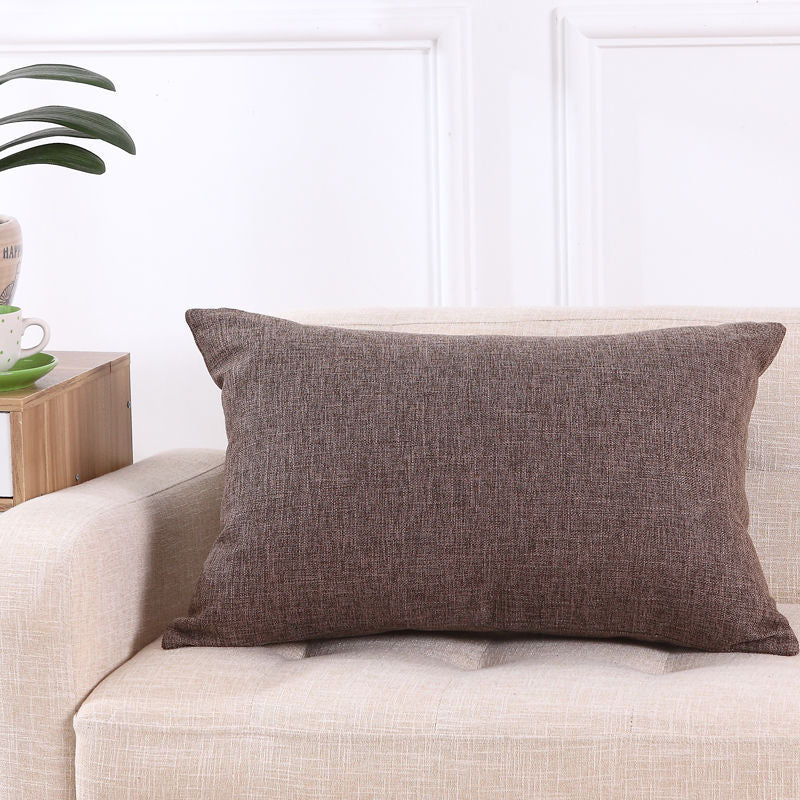 Pillow Sofa Linen Office Simple