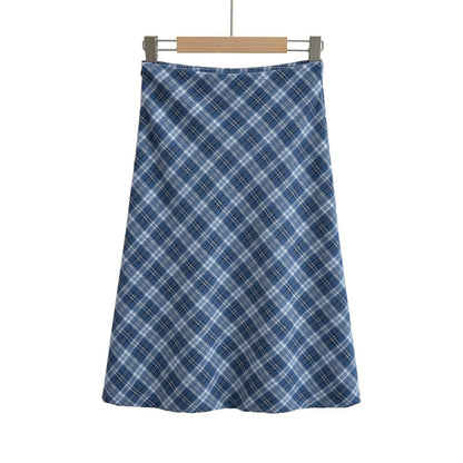 Professional Irregular Ruffled A-Line Skirt - Polyester with Safety Pants (2 Colors, XS-4XL, Simple Style)