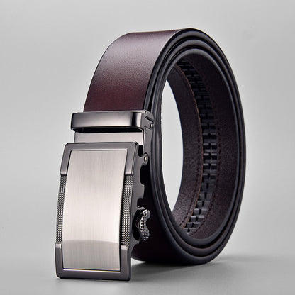 Men's Two-Layer Leather Belt - Premium Construction