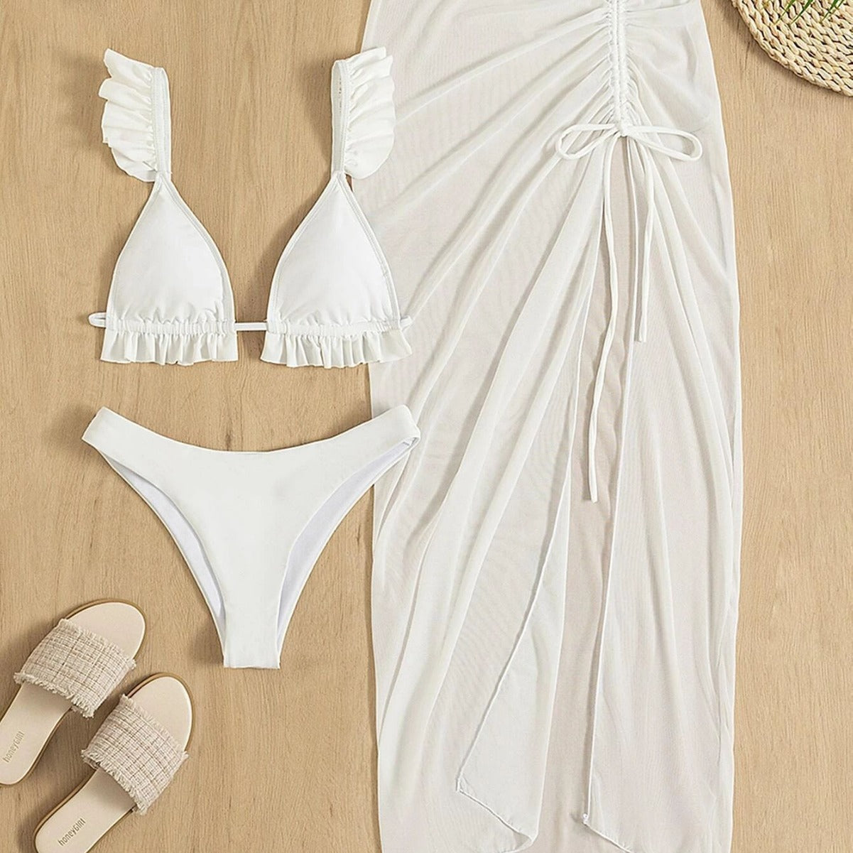 Split Swimsuit Sexy Three-piece Suit Bikini