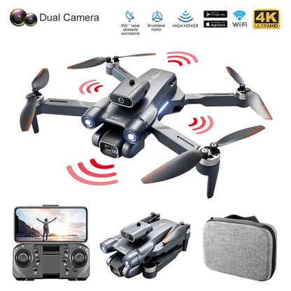 Ny S1S Mini Drone 4k Professionell 8K HD-kamera Undvikande av hinder Flygfotografering Borstlös hopfällbar Quadcopter 3 km