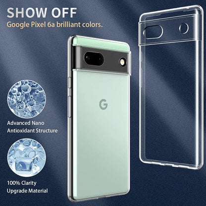 For Google Pixel 8 8A Pixel 8 Pro Slim Soft TPU Silicone Cover Phone Cases for Google Pixel 6A Google Pixel 7 7A 4 XL 5 4A 4G 5G