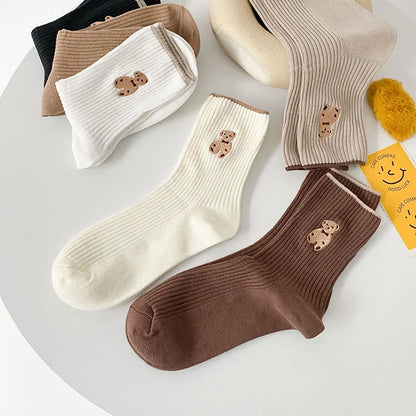 5 paires Pack Lot femmes chaussettes barre de bande dessinée belle respirant heureux drôle décontracté mignon sourire Kawaii bateau cheville coton chaussettes