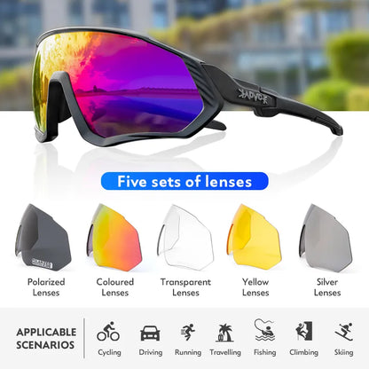 Riding Cycling Sunglasses Mtb Polarized Sports Cycling Glasses Goggles Bicycle Mountain Bike Glasses Men's Women Cycling Eyewear