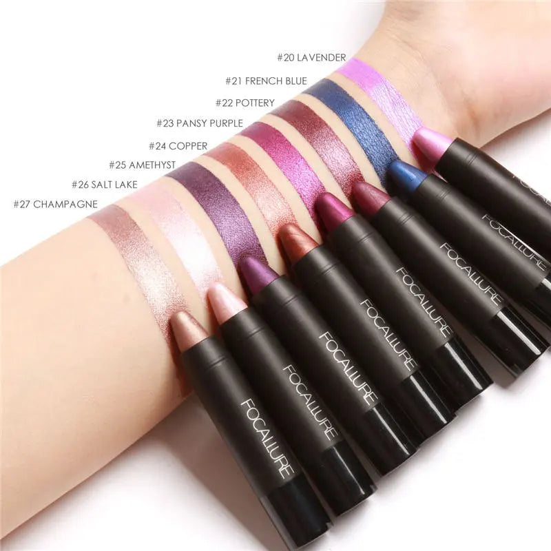 FOCALLURE 31 Colors Matte Lipstick Pencil High Crayons Gloss Long-lasting Waterproof