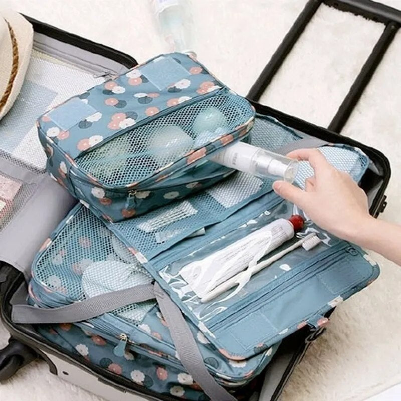 High Quality Women Makeup Bags Travel Cosmetic Bag Toiletries Organizer Waterproof Storage Neceser Hanging Bathroom Wash Bag