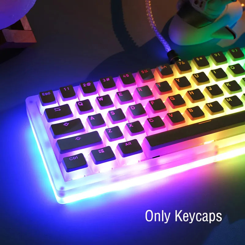 OEM Profil PBT Keycaps 108 Keys Pudding Keycap För Cherry MX Switch Mekaniskt tangentbordssats RGB Gamer bakgrundsbelyst tangentbord Switch