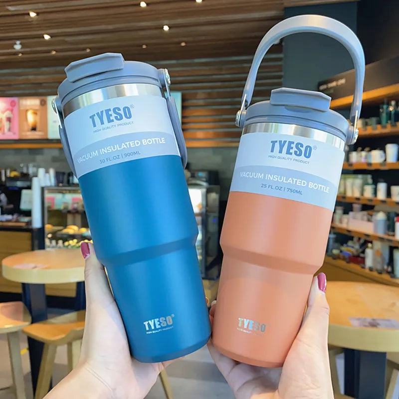 Coffee Cup Thermos Bottle Stainless Steel Double-layer Insulation Cold And Hot Travel Mug Vacuum Flask Car Water Bottle