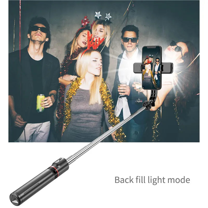 FANGTUOSI 1160mm Extended version bluetooth selfie stick fill light tripod with remote shutter for Android IOS  latest hot