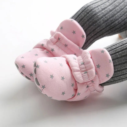 NEW Newborn Baby Socks Shoes Boy Girl Toddler First Walkers Booties Cotton Soft Anti-slip Warm Infant Crib Shoes